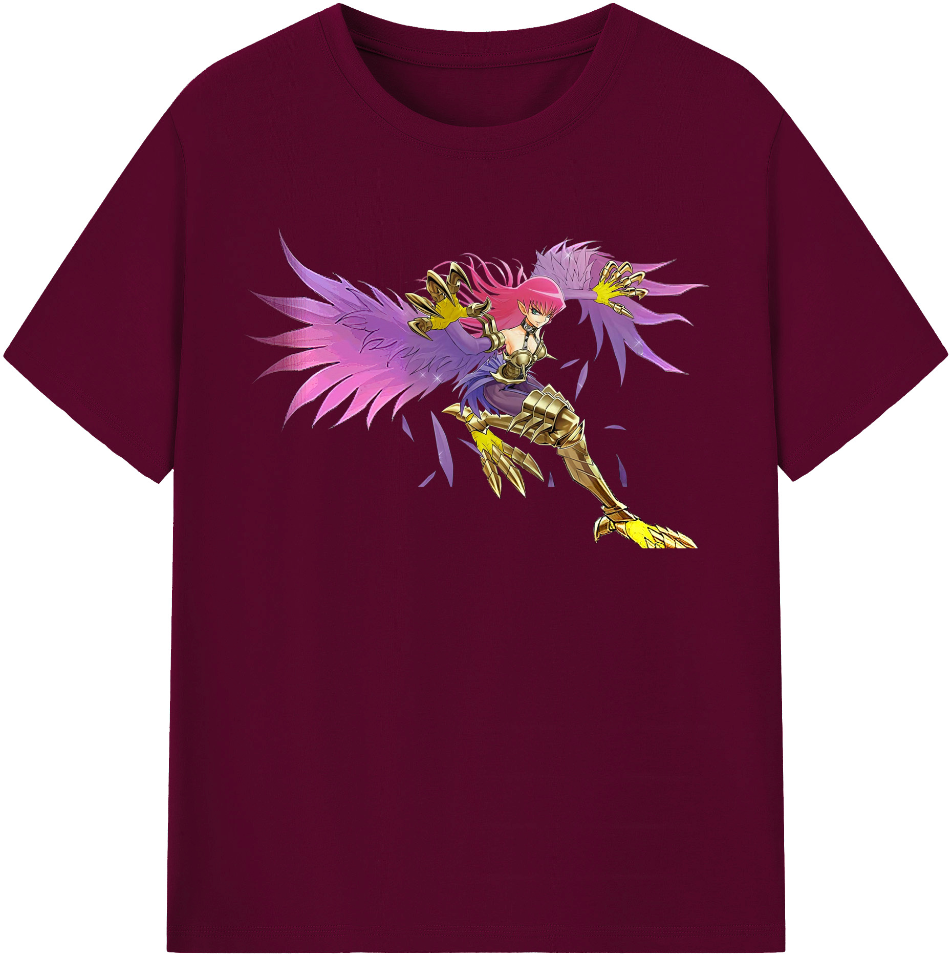 （画像用） 遊☆戯☆王 Yu-Gi-Oh! レディースカジュアルプリントTシャツ（綿100％）